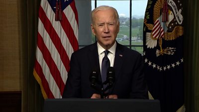 President Biden announces the withdrawal of all US troops by 11 September.