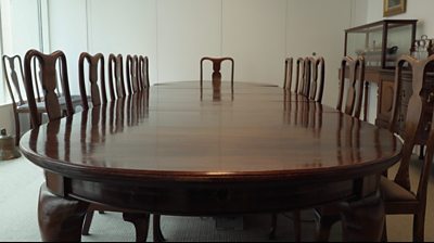 Why was Prince Philip born on this dining table?
