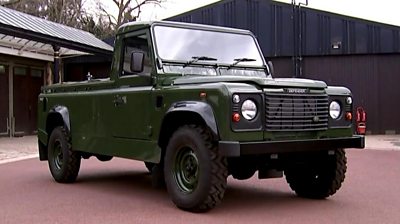 Land Rover hearse