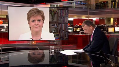 Scottish election 2021: Sturgeon faces questions over 'hard border'