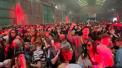 Clubbers at an event in Liverpool