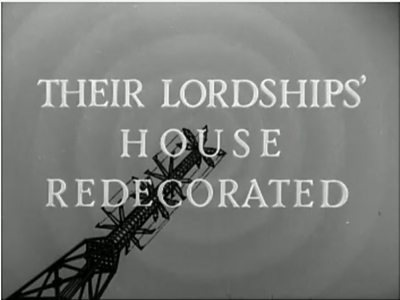 BBC Archive 1951: The House of Lords is redecorated - BBC