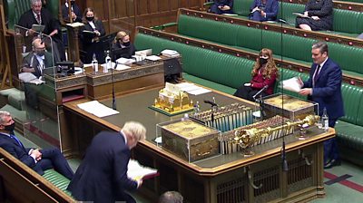 Front benches at PMQs