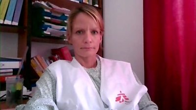 Dr Natalie Thurtle, medical coordinator for Médecins sans Frontières