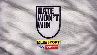 BBC Sport and Sky Sports have come together to send a zero-tolerance message on online hate, as part of the Hate Won’t Win campaign.