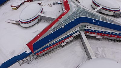 Inside Russia's Trefoil military base in the Arctic
