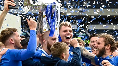'Double winners... history makers' - St Johnstone lift the Scottish Cup