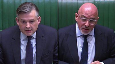 Composite image of Jonathan Ashworth and Nadhim Zahawi