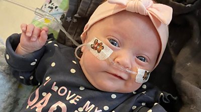 Baby Gracie's parents are getting updates from neonatal nurses thanks to new technology.