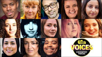 Coventry Voices: l-r top row: Daniel Anderson, Katie Arnstein, Samir Bhamra, Tal Davies, Erinn Dhesi l-r middle row: Sophia Griffin, Paven Kaur Virk, Amaan Kayla, Rae Mainwaring, Anna Mawn l-r bottom row: Sabiha Mank, Zita Sattar, CJ Webley 