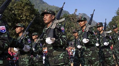Karen National Liberation Army soldiers