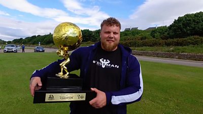 Tom Stoltman has become the first Scot to win the World's Strongest Man title.