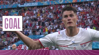 Euro 2020 Patrik Schick Puts Czech Republic 2 0 Up Against The Netherlands Bbc Sport