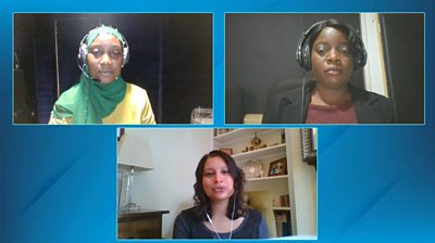 Our panellists and moderator at the Generation Equality Forum