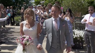 Lynn and Sean Hearson at their wedding