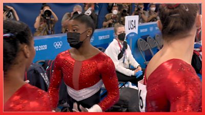 Tokyo Olympics: Simone Biles encourages team-mates after withdrawing ...