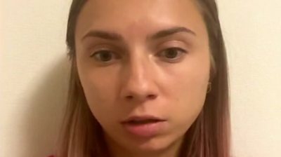 A sprinter from Belarus who refused her team's order to fly home early from the Olympics says her actions were not a form of political protest.