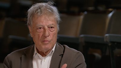 Playwright Sir Tom Stoppard talks to Newsnight about the impact of cancel culture, his latest production Leopoldstadt and why he feels he “must” write another play.