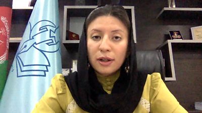 Shaharzad Akbar, chair of Afghanistan Independent Human Rights Commission