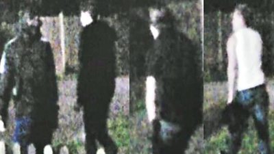 CCTV of four men