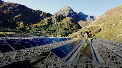 Alpine solar farm