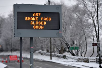 The snake pass sign