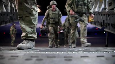 Troops leaving Afghanistan