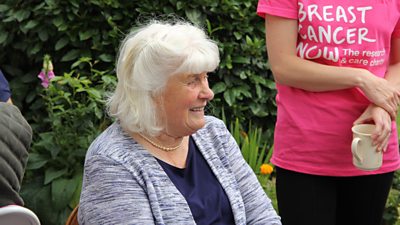 Great-grandmotEleanor Moffat has raised a remarkable £100,000 for Breast Cancer Now after hosting events like coffee mornings.