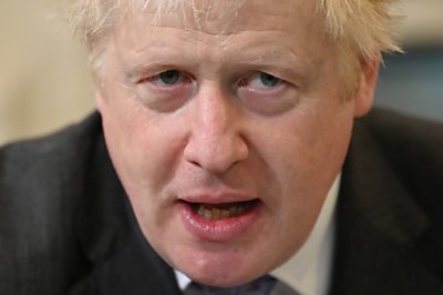 Boris Johnson jokes about how many children he has at cabinet meeting.