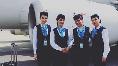 Ariana Airlines cabin crew