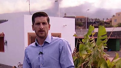 The BBC's Dan Johnson in La Palma