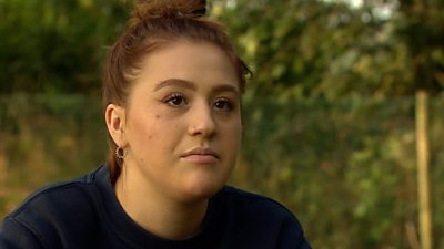Megan Jones hasn't been to school since June because of her tics and seizures