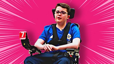Patrick Cumiskey was diagnosed with Duchenne muscular dystrophy when he was eight months old, he's now one of Northern Ireland's top powerchair football players.