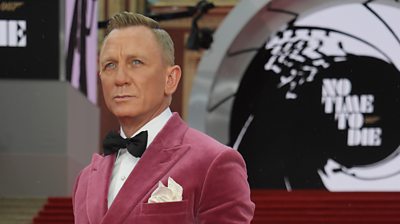 Daniel Craig at the premiere of Bond film, No Time To Die