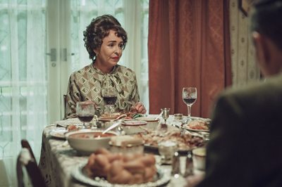 Liza Epstein (SAMANTHA SPIRO) in Ridley Road (Image Credit: BBC/Red Productions Photographer: Ben Blackall)