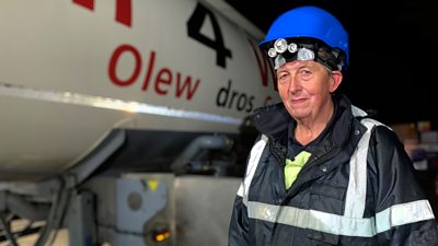 One 62-year-old petrol tanker driver says young people aren't attracted to "unglamorous" job.