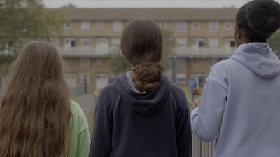 Girls on a street