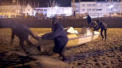 Film maker Julien Goudichaud follows young migrants as they go to extreme lengths to try to reach the UK.