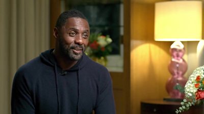 Idris Elba chats to Naga Munchetty about his role in The Harder They Fall.