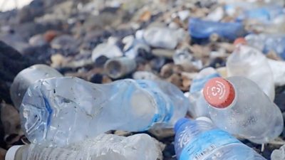 Plastic bottles in Samoa