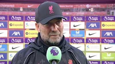 Liverpool boss Jurgen Klopp says his side's 2-2 draw with Brighton & Hove Albion felt like a "defeat".
