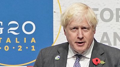 Boris Johnson speaks at G20's closing press conference
