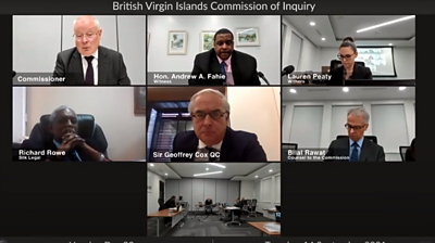 British Virgin Islands Commission of Inquiry members