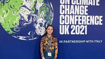 Poppy at the COP26 summit