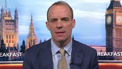 Justice Secretary Dominic Raab