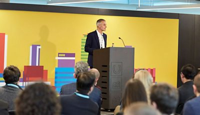 Tim Davie, Director-General of the BBC, opened the conference