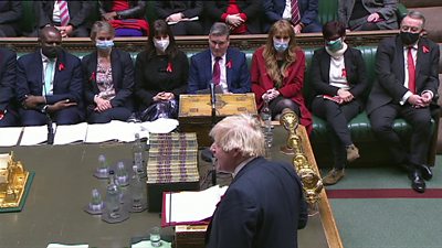 Front benches at PMQs