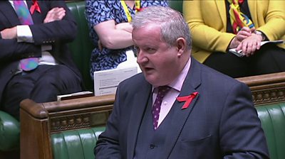 SNP's Ian Blackford in the House of Commons