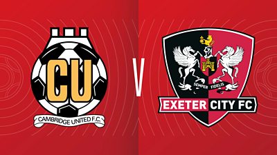 Cambridge United 2-1 Exeter City