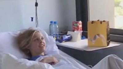 Amelie Osborn-Smith says she had expected to lose her foot, but doctors have said she will be able to walk on it again.